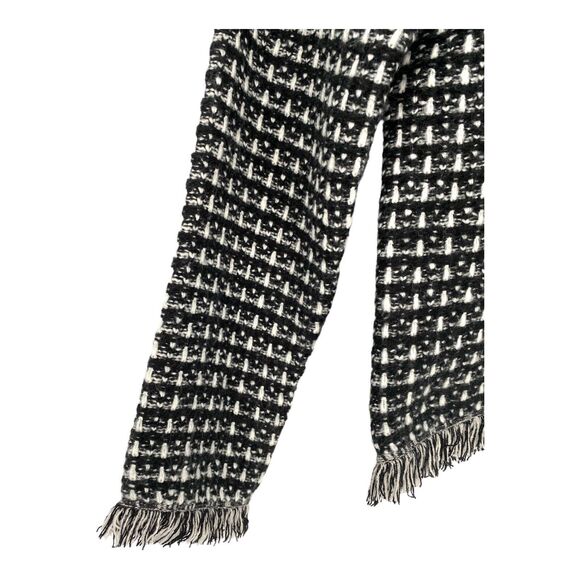 Ann Taylor Size Medium Textured Stitch Sweater Jacket Rhinestone Buttons $149 - Picture 13 of 14